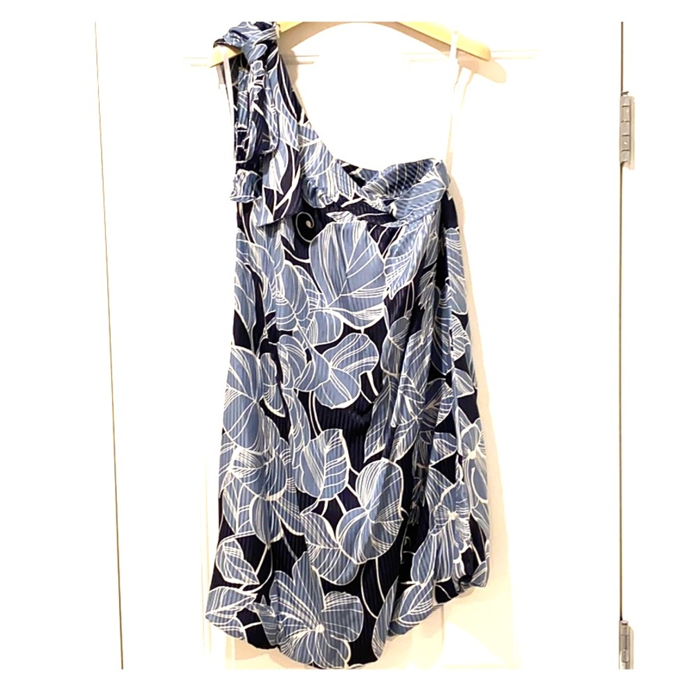 Ella moss silk mini dress